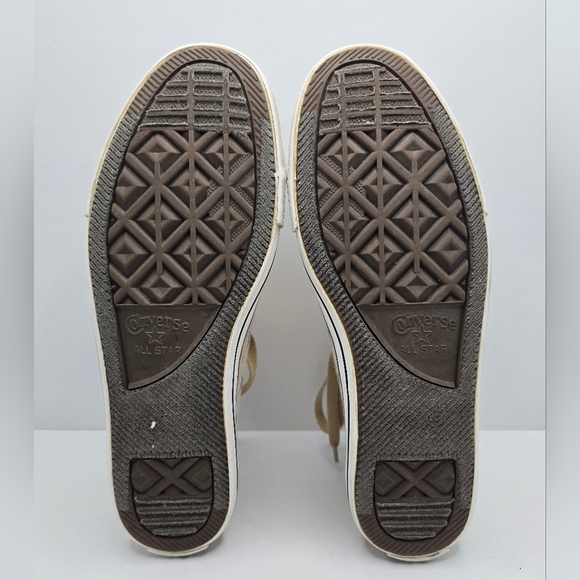 Converse | Chuck Taylor's All-Star tan canvas flat low-top sneakers | MENS 8.5 - Picture 11 of 11